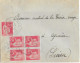 1940 - PAIX - ENVELOPPE De ST PAUL DE VARAX (AIN) TARIF 2F50 => GENEVE (SUISSE) - 1932-39 Frieden