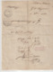 Lettre Commerciale Compagnie De Transport Par Bateau  Vapeur Allemagne/ Mayence /Mainz Pour Strasbourg Avec Cachet - 1800 – 1899