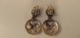 BOUCLES D'OREILLES ANCIENNES EN METAL - Orecchini