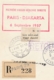 France - 1957 - 2 Stamps On R-cover First Flight From Paris To Djakarta / Indonesia - 1927-1959 Briefe & Dokumente