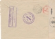 Espana - 1940 - 8 Stamps On Cover From Bilbao - Censura Militar - Insufficient For Airmail - German Censor To Amsterdam - Briefe U. Dokumente