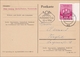 DDR:  1956: Postkarte FDC, Berlin- "Kleine Fälschung" - Other & Unclassified