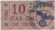 WW2 - Ticket D'Urgence - 10 Litres De Gas-Oil N° 25543 25 (Oberfeldkommandantur) - 1939-45