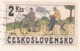 Prag / Prague: CHRYSLER-SIMCA 180, LADA 1500, TATRA 603 - Pozdrav Z Prahy - (CSSR) & Bicycle 1870 Stamp 2Kcs - Toerisme