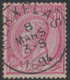 émission 1884 - N°46 Obl Simple Cercle "Merxplas". Beau Centrage / COBA : 50 - 1884-1891 Leopoldo II