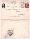 PAU (PYRÉNÉES ATLANTIQUES) : ENVELOPPE CARTE PROTECTRICE ILLUSTRÉE SEMEUSE 10c CAD 1910 - VUE FACADE PALAIS D'HIVER - 1877-1920: Periodo Semi Moderno