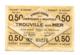 1920 // TROUVILLE-sur-MER // SYNDICAT GENERAL // Ticket D'Achat De 50 Centimes - Bons & Nécessité