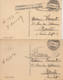 SUISSE - 1912 - Lot De 2 Cartes Postales De Lausanne-gare Pour Nantes - Lettres & Documents