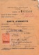 1923 - CARTE D’IDENTITÉ Pour Un ETRANGER ITALIEN -  MARCOING (59) - Historische Dokumente