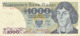 1000 ZLOTYCH BANKNOTE POLEN 1982 Sehr Gute Erhaltung - Mexiko