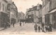 78 Mantes La Jolie Rue Porte Aux Saints Cpa Carte Animée - Mantes La Jolie