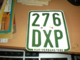 Motor Bike Number Plate Huk Verband 1986 276 DXP - Number Plates