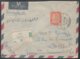 IRAQ - IRAK - MOSUL - MOSSOUL / 1956 LETTRE AVION RECOMMANDEE POUR LA FRANCE - BELFORT (ref LE548) - Iraq