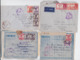 BRITISH INDIA RAJ POSTAGE INDE CENSURE LOT OF 23 AIR MAIL COVER UNIT FIELD CENSOR WW2 LETTER ENVELOPE ON ACTIVE SERVICE - 1936-47 Roi Georges VI