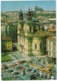 Praha / Prag: 2x SKODA 1203, S 110R, MOSKVITCH 408, TATRA 613, WARTBURG 353 COMBI, LADA'S - Old Town Square - (CSSR) - Toerisme