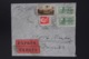 Italy Airmail Expres Cover Genova -> Hamburg Germany 1937  Mixed Franking Sa A96 - Marcofilie (Luchtvaart)