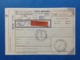 1986 AFFRANCATURA MECCANICA ROSSA EMA RED SU BOLLETTINO PACCO MESSAGGERIE LIBRI SPA BARI - Franking Machines (EMA)