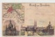 Gruss Aus Dresden - Litho Mit Landkarte - 1898      (A-113-150119) - Dresden