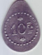 Monnaie De Nécessité - LOIRE 42 - St Etienne - Maison De Commission J.B Fanget - 10F - Monétaires / De Nécessité