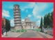 CARTOLINA VG ITALIA - PISA - Torre Pendente E Abside Del Duomo - PUBBLICITARIA ALITALIA AIRLINES - 10 X 15 - 1962 STRA - Pisa