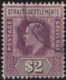 Straits Settlements   .   SG     .    137  (2 Scans)         .      O      .     Cancelled      .   /    .  Gebruikt - Straits Settlements