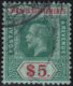 Straits Settlements   .   SG     .    212  (2 Scans)        .      O         .     Cancelled      .   /    .  Gebruikt - Straits Settlements