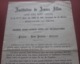 1917 BOULOGNE SUR MER 17 RUE DE SILLY INSTITUTION DE JEUNES FILLES-COURS POUR PETITS GARÇONS-COUR JARDIN RECRÉATIONS - Diplômes & Bulletins Scolaires