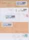 Lot De 12 Lettres Oblitération Cachet Composteur Dit UNIQUE Format Rectangle LA POSTE Type A200B Assimilé LYON 69 Rhone - Cachets Manuels