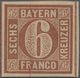 Bayern - Marken Und Briefe: 1849, Ziffern 6 Kr. Braunorange In Type 1 (unterbrochener Ziffernkreis) - Andere & Zonder Classificatie
