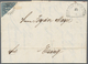 Bayern - Marken Und Briefe: 1862, Ziffern 6 Kr. Blau Als DIAGONALE HALBIERUNG Auf Brief Von Rotthalm - Other & Unclassified