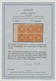 Bayern - Marken Und Briefe: 1862, Ziffern 18 Kr. In B-Farbe Orangerot Als Linker Oberer ECKRAND-SECH - Altri & Non Classificati