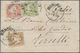 Bayern - Marken Und Briefe: 1867/1870, 1 Kr Grün, 3 Kr Rosa U. 6 Kr Ockerbraun Wappen, Jeweils Ungez - Autres & Non Classés