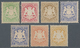 Bayern - Marken Und Briefe: 1870 Wappen 1 Kr., 3 Kr., 6 Kr., 7 Kr. A+b, 18 Kr., 10 Kr. Je Ungebrauch - Andere & Zonder Classificatie