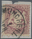 Bayern - Marken Und Briefe: 1870, 12 Kr. Dunkelbraunpurpur, Wz. Enge Rauten, Farbtiefes Exemplar In - Autres & Non Classés