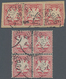 Bayern - Marken Und Briefe: 1876, 10 Pf Rotkarmin Im Waager. 3er-Streifen Auf Briefstück Und Im 4er- - Altri & Non Classificati