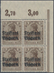 Bayern - Marken Und Briefe: 1919, 3 Pf Schwarzbraun Aufdruckwert Im 4er-Block Aus Der Rechten Oberen - Autres & Non Classés
