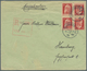 Bayern - Zusammendrucke: 1913, 10 Pf Kopfstehender Zusammendruck Im 4er-Block Auf Brief Mit EINSCHRE - Andere & Zonder Classificatie