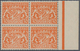 Bayern - Dienstmarken: 1916, 30 Pf Orange Im 4er-Block Vom Rechten Rand Postfrisch, Gepr. BPP - Andere & Zonder Classificatie