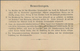 Bayern - Portomarken: 1910, 5 Pf Grau Im Waager. Paar Auf Formular "Teleph. Bestellung V. Mietfuhrwe - Andere & Zonder Classificatie