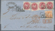 Preußen - Marken Und Briefe: 1864, 6 Pfg. Orange Und Viermal 1 Sgr. Rosa, Jeweils Sauber Durchstoche - Andere & Zonder Classificatie