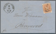 Preußen - Marken Und Briefe: 1867, 2 Kreuzer Orange Als EF Entwertet Mit K1 "HACHENBURG" (seltener P - Andere & Zonder Classificatie