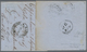 Thurn & Taxis - Ganzsachenausschnitte: 1862, 2 Kr. Gelb, Achteckig Geschnitten, Zusammen Mit 1 Kr. G - Altri & Non Classificati