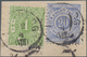 Württemberg - Marken Und Briefe: 1874/75, 1 Kr. Grün Und 20 Pfg Ultramarin Als Seltene Währungs-MiF - Altri & Non Classificati