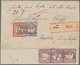Deutsches Reich - Brustschild: 1872, Kl. Schild 3x ¼ Gr U. 2 Gr. Sowie Gr. Schild 1 Gr Auf Paketbegl - Storia Postale