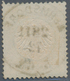 Deutsches Reich - Brustschild: 1872, 1/3 Groschen Smaragdgrün Kleiner Schild Mit Seltenem Stempel "R - Brieven En Documenten