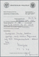 Deutsches Reich - Brustschild: 1872, Kleiner Schild ½ Gr Orangerot Mit Komplettem Rechten Rand Auf N - Briefe U. Dokumente