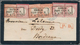 Deutsches Reich - Brustschild: 1872, Kleiner Schild 3x ½ Gr Orange Und 3x 1 Gr Rot Auf Trauer-Couver - Lettres & Documents
