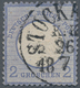 Deutsches Reich - Brustschild: 1872, Kleiner Schild 2 Gr Hellblau Mit Schwedischem K1 "STOCKHOLM K.K - Storia Postale