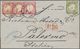 Deutsches Reich - Brustschild: 1873, Brief Mit Attraktiver Mischfrankatur 1 Kreuzer Kleiner Schild U - Storia Postale