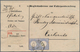 Deutsches Reich - Brustschild: 1872, Kleiner Schild 7 Kr. Ultramarin Im Paar Auf Vordruck-Fahrpostse - Storia Postale